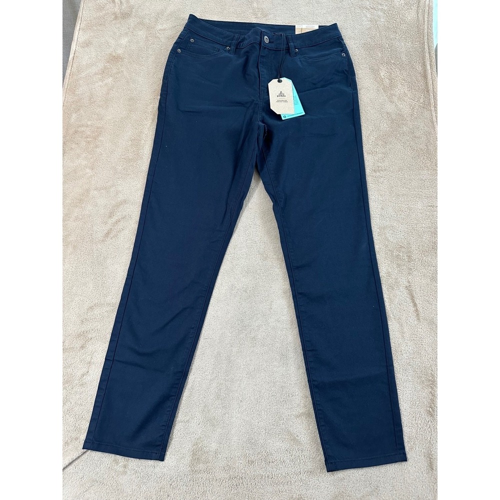 Prana Kayla High Rise Jeans Womens 10 Short Indie Blue Organic Stretch Denim NEW